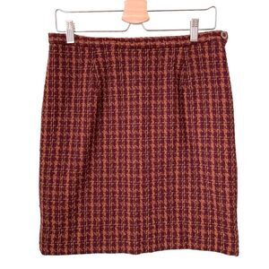 Vintage Rena Rowan for Seville Tweed Style Mini Skirt in Size 10
